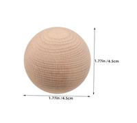 OSALADI 6 Pièces en Massif Balles De Croquet pour Jeux sur Pelouse Balles De Jeu De Pelouse dans La Cour en Hêtre