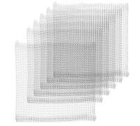 OSALADI 6 Pièces Filet de Protection pour Fleurs, Panier en Fil Argenté | Fer Filaire Délicat et Pratique, Protège les Plantes, pour Petits Pots et Légumes