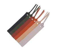 OSALADI 6 Pièces Lot de Marque-pages Double Face Cuir PU Souple Accessoires de Lecture Cousus Main pour Étudiants Amateurs de et Femmes Marque-pages Polyvalents pour Bible