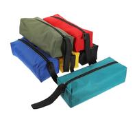 OSALADI 6 pièces Lot de Pochettes Outils Petites Oxford Résistantes avec Anse Main Pochette de Rangement Multifonction pour Électricien Menuisier Mécanicien et Jardinier Portable