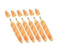 OSALADI 6 Pièces Lot de Stylos à Bille Fantaisie Forme Réaliste Écriture Fluide Fournitures Scolaires et Bureau Créatif pour Garçon Fille et Étudiants