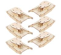 OSALADI 6 Pièces Modèle de Char Non Peint Kit DIY Assemblage Éducatif pour Garçon Fille Créativité et Motricité Fine
