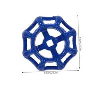OSALADI 6 pièces Poignée de Robinet Métal Volant Rond Ajustable pour Valve Arrêt Extérieure Remplacement de Poignée de Robinet Eau Contrôle Précis Du Débit pour Tuyauterie Jardin et