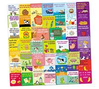 OSALADI 60 Pièces Cartes à Déjeuner pour Garçon Fille Cartes Illustrées Mignonnes pour Encourager Garçons et Filles à École et Lors des Fêtes