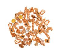 OSALADI 60Pièces Pendentifs Résine Émulation Charms DIY pour Création de Bijoux Artisanaux Accessoires Bricolage pour Uniques