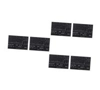 OSALADI 6feuilles Autocollants De Clavier Anglais De Stickers pour Ordinateur Portable Et Bureau Faciles à Appliquer Retirer Compatibles avec Claviers Pc Et Notebook
