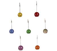 OSALADI 7 Pièces Clip de Note Sphérique Résine Support Pratique pour Bureau Couleurs Aléatoires Couleur Aléatoire