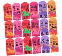 OSALADI 72 Pièces Spring Festival Packets Year Of The Horse Creative Chinese Year Envelopes For Family Business Gifting Elegant Lucky Money Packets For Holiday Celebrations