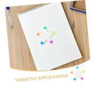 OSALADI 8 Pièces Five Colors Star Shape Highlighter Pens Set With Smooth Ink Flow For Note Marking Drawing And Office Use By Students Teachers And Professionals