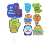 OSALADI 8 pièces Gérez Vos Panneaux de Classe Numériques Pagaies Éducatives pour Gestion Maternelle et Préscolaire Favorisent Interaction Enseignant-élève Participation Active