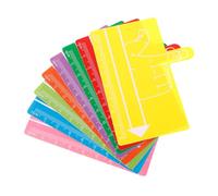 OSALADI 8 pièces Outils de Lecture pour Garçon Fille Bandes de Lecture Guidées Colorées pour Aider Dyslexie Marque Pages Pratiques pour Accessoires Éducatifs