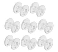 OSALADI 8 pièces Tendeurs de Corde pour Stores Vénitiens Bobines Plastique Transparentes Résistantes Support Compact pour Volets Intérieurs Maintien Fiable des Remplace de Stores