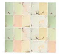 OSALADI 80 pièces Papier à Lettre Vintage Style Chinois Papeterie pour Écriture Calligraphie Lettres de Fête et Invitations Designs Traditionnels Chacun