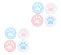OSALADI 8pièces Capuchons De Joystick Silicone Cat Paw Pour Manette Switch Bleu Couvre Stick Et Confortable Facile à Installer