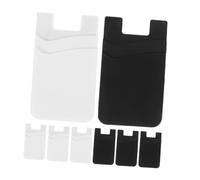 OSALADI 8pièces Lot de Porte-Cartes pour Téléphone avec Pochettes Adhésives Double Couche pour Rangement De Cartes Utilisation Quotidienne