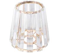 OSALADI Abat- Jour en Cristal Couvercle de lumière Unique Couvercle de Lampe de Plafond Abat- Jour en Fer Art
