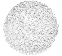 OSALADI Abat-Jour en Fil d'Aluminium G4 Petit Diamètre 80 MM Couvercle de Lampe Rond pour Lustre Multi-Têtes Abat-Jour Transparent pour Éclairage Intérieur Compatible Lampe de Chevet