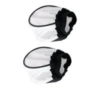 OSALADI Abat-Jour en Tissu pour Flash Appareil Photo, 2 Pièces, Couverture Douce Et Légère, Diffuseur De Lumière Naturel, Usage Photographie Portrait Et Vidéo, Couleur Blanche