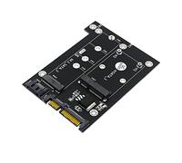 OSALADI Adaptateur Msata vers Convertisseur Dual pour Disques Ssd Accessoire Informatique avec Indicateur LED