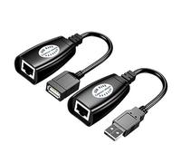 OSALADI Adaptateur USB Rallonge Ethernet Femelle Prolongateur Réseau Compatible Clavier Souris Imprimante USB Plug and Play Portable