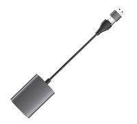 OSALADI Adaptateur USB Type-c vers Dual Hub Multiport pour Moniteurs Connexion Facile Double Écran Haute Définition Compatible avec Ordinateurs Portables Bureau
