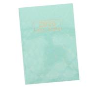 OSALADI Agenda avec Couverture PU Holographique Carnet de Planification Mensuelle pour Budget Organisation Maison Fitness et Journal de Grossesse Agenda de Poche et Portable