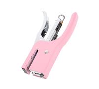 OSALADI Agrafeuse Mini à Pince Portative Macaron 10 Feuilles Ergonomique Fournitures de Bureau Élégantes pour Garçon et Filles et Étudiants