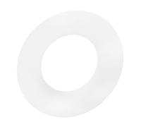 OSALADI Anneau de Finition Blanc pour Abat-jour, Diamètre Intérieur 40 Mm, Diamètre Extérieur 71 Mm, Bague Métallique Résistante en Fer, Accessoire de Remplacement pour Luminaires