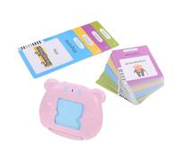 OSALADI Appareil Éducatif Portable pour Tout-Petits Interactif avec Cartes Sonores Apprentissage Bilingue Anglais-Espagnol Stimulation Cognitive et Développement pour Garçon Fille