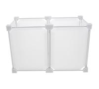 OSALADI Bacs De Rangement Congélateur Séparateurs En Plastique 2 Compartiments 19x36x24 Cm Pour Organisation Frigo Et Meuble Rangement La Cuisine