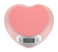 OSALADI Balance Électronique Cuisine Multifonction Rose 1g-5kg en Plastique Compacte Écran Lcd, Balance Cuisine Pratique et Précise pour Pâtisserie et Cuisson Professionnelle