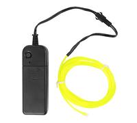 OSALADI Bande Lumineuse Électroluminescente De 2 M Pour Décoration Boîtier À Piles 3 V Vert Fluorescent Sans Piles Flexible Et Découpable