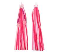 OSALADI Banderoles de Guidon pour Vélo et Trottinette en Tissu Polyester et PP, Installation Facile, Décoration Colorée pour Garçon et Filles en Extérieur et Fêtes