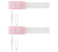 OSALADI Bandes Adhésives Double Paupière Invisibles en Dentelle Rose 2 Lots de 360 Pièces avec Pince à Épiler et Fourchette Ruban Liftant Instantané pour Yeux Maquillage Naturel