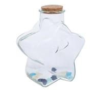 OSALADI Bandes de Papier Origami D'étoile avec Bouteille Décorative, 540 Pièces en Papier Étoilé Bleu Dégradé, Kit de Décoration pour Chambre et Fêtes D'anniversaire, Accessoire Créatif