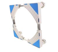 OSALADI Base Ajustable Pour Lave-linge Et Sèche-linge Avec Plateau De Rangement Support Élevé Et Réfrigérateur Design Moderne Et Pratique Blanc