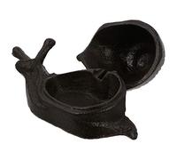 OSALADI Boîte À Clés Fonte Escargot Rangement Discret Pour e Jardin Décoration Originale Pour Extérieur Et Intérieur