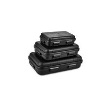 OSALADI Boîte Étalant Stockage Extérieur Cas Survie Mallette à Outils Électriques Étui Rigide Étanche Étui De Rangement Étanche Black