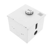 OSALADI Boîtier de Prise Verrouillable Acier Inoxydable Étanche Protection Antieffraction pour Prise Murale Module Boîte de Protection Extérieure pour Interrupteur Électrique