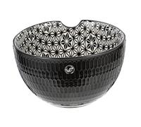 OSALADI bol de rangement en laine adultes accessoires de tricotage ovale bol de rangement pour l'artisanat travail manuel bols de laine pour crochet grand bol de laine céramique Noir