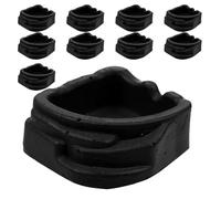 OSALADI Bol d'eau Araignée Micro-récipient en Résine Noir 10pcs pour Terrarium Setup, Abreuvoir Compact Antidrowning pour Spiderlings et Jumping Spiders