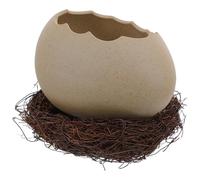 OSALADI Bol en Céramique Forme Coquille D’Œuf Grosse Taille Bol Décoratif Antidérapant Nid D’Oiseau pour Desserts Apéritifs et Corbeille à Fruits Usage Maison et Fête