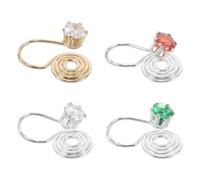 OSALADI Boucles D'oreilles Clips sans Piercing 4pcs pour Femmes en Cuivre et Zircon, Manchettes D'oreille Élégantes et Minimalistes, Style Polyvalent et Chic
