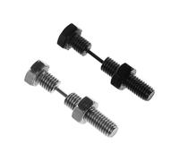 OSALADI Boucles D'oreilles Goujons à Visser en Acier Titane 2 Pcs, Design Punk Unique, Fixation Sécurisée pour Hommes et Femmes en Toutes Occasions