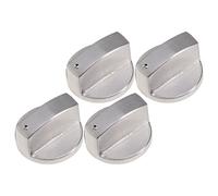 OSALADI Boutons de Commande en Alliage de Zinc pour Cuisinière à Gaz, Lot de 4 Pièces, Bouton Rotatif, Compatible Gazinière 6 Mm, Accessoire de Remplacement pour Cuisson Quotidienne