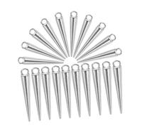 OSALADI Breloques Cône En Métal Pour Bijoux Diy Lot De 20 4x25mm Pendentifs Cônes Accessoires De Création Décoration Pour Femme Pour Présent Artisanat