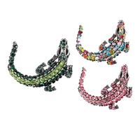 OSALADI Broche en Alliage Créative avec Cristaux, Lot de 3 Pièces, Style Original et Coloré, Accessoire Élégant pour Vêtements Féminins et Masculins