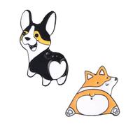 OSALADI Broche Femme Originale Chien Cartoon en Alliage, Lot de 2 Pièces, Broche Décorative Élégante Multi-usage pour Vêtements, pour Soirées et Bals