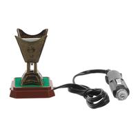 OSALADI Brûleur D’Parfum Électrique pour Voiture Pot à Parfum en Métal Couleur Vert Antique Ornement Décoratif Moyen-Oriental Diffuseur D’Arômes pour L’Intérieur Automobile et Détente