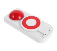 OSALADI Buzzer de Jeu Interactif Sonore Rouge Bouton-Poussoir Convexe Compact et Portable pour Quiz Team Building et Activités en Salle de Classe - Bouton de Réponse Buzzer pour Jeux